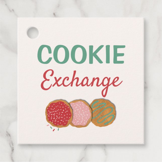 Cookie Exchange Gift Tags (Front)