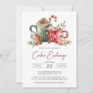 Cookie Exchange Holiday Invitation