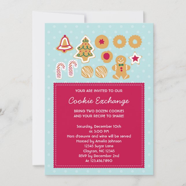 Cookie Exchange Invitation (Front)