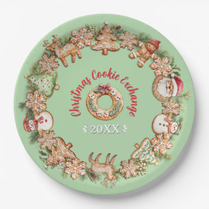 Cookie Exchange Paper Plate