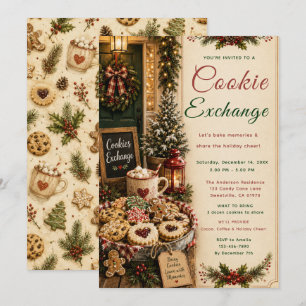 Cookie Exchange Party Invitation