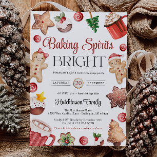 Cookie Exchange Party Invitation
