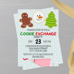 Cookie Exchange Party Invitation