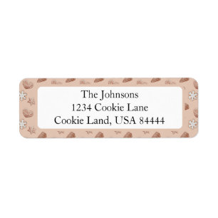 Cookie Exchange Return Address Label