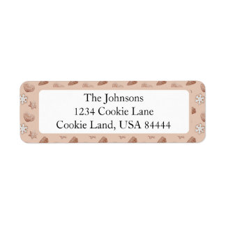 Cookie Exchange Return Address Label