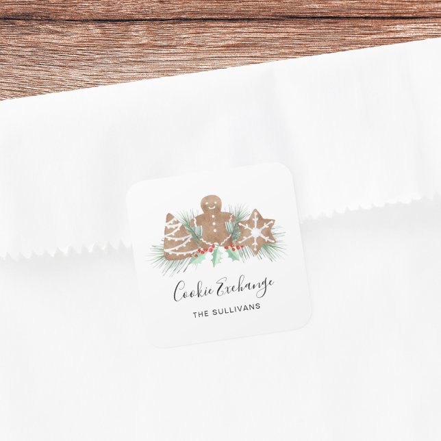 Cookie Exchange Square Sticker (Creator Uploaded)