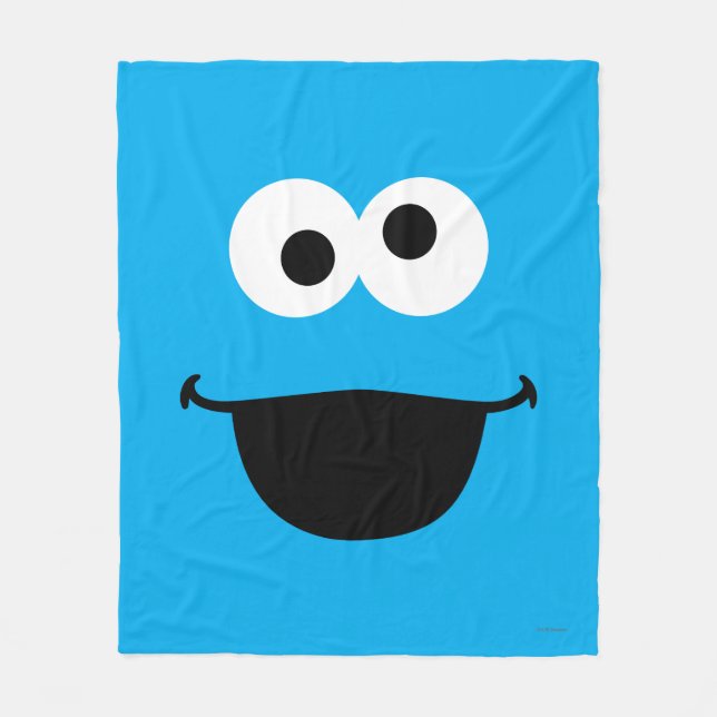 Cookie Face Art Fleece Blanket (Front)