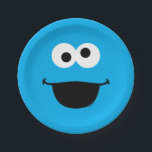 Cookie Face Art Paper Plate<br><div class="desc">Guess who? it's Cookie Monster face art!    This item is recommended for ages 2 . ©  2014 Sesame Workshop. www.sesamestreet.org</div>