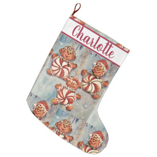 Cookie Family Large Christmas Stocking