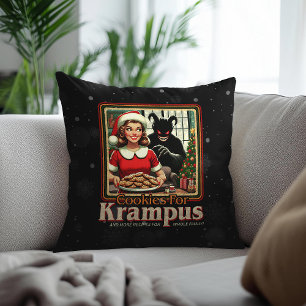 Cookie For Krampus Merry Krampus Christmas Horror Cushion