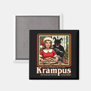 Cookie For Krampus Merry Krampus Christmas Horror Magnet
