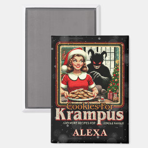 Cookie For Krampus Merry Krampus Christmas Horror Magnet