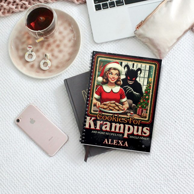 Cookie For Krampus Merry Krampus Christmas Horror Notebook (Creator Uploaded)