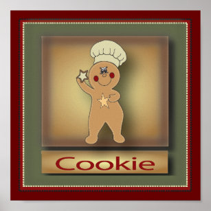 Cookie Gingerbread Man   Original Poster