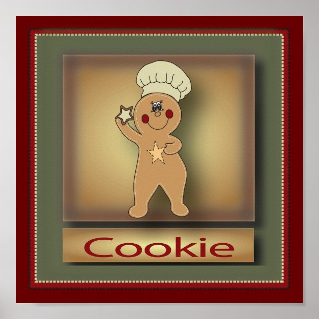 Cookie Gingerbread Man | Original Poster (Front)