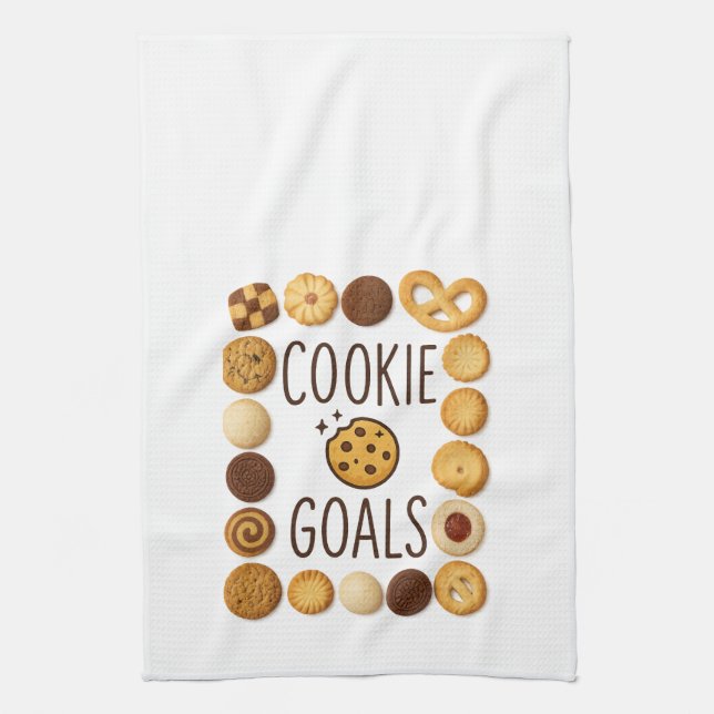 Cookie Goals Kitchen Towel (Vertical)