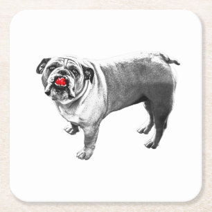 Cookie Hour Companion Square Paper Coaster