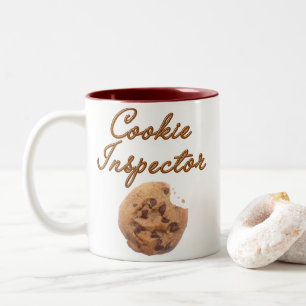 Cookie Inspector Two-Tone Coffee Mug