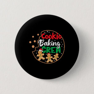 Cookie King Crew Funny Pyjamas Family Xmas Christm 6 Cm Round Badge