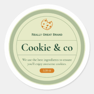 Cookie Labels, Yoghurt Labels, Labels For Jars