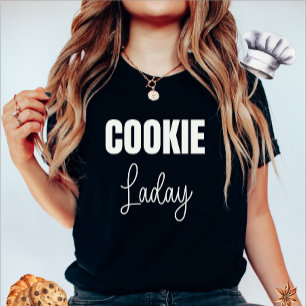 Cookie Lady Black Women's T-Shirt