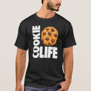 Cookie Life Baked Women Choco Chip Cookie Party T-Shirt