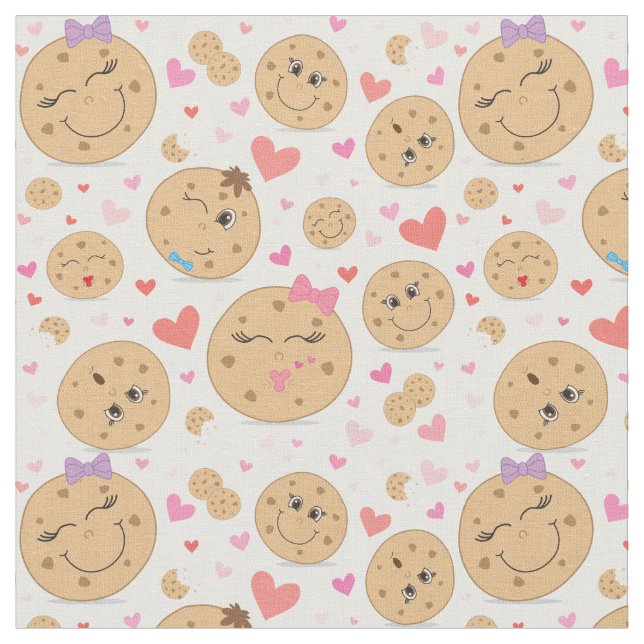 Cookie Love Fabric (Close Up)