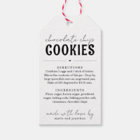 Cookie Mix in a Jar Gift Tag