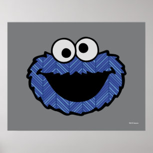Cookie Monster   80's Throwback 3 Poster