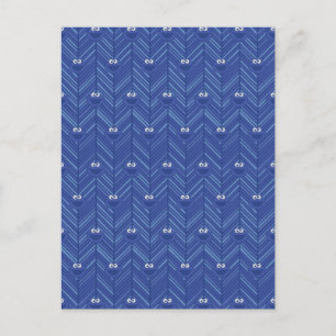 Cookie Monster   80's Throwback Pattern Postcard