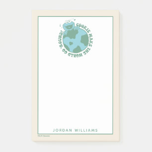 Cookie Monster Add Your Name Post-it Notes