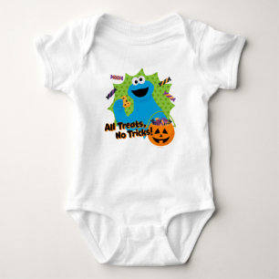 Cookie Monster   All Treats, No Tricks! Baby Bodysuit