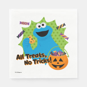 Cookie Monster All Treats, No Tricks! Napkin