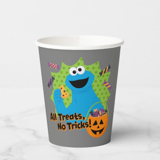 Cookie Monster | All Treats, No Tricks! Paper Cups (Left)