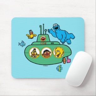 Cookie Monster and Sesame Pals Submarine Mouse Pad