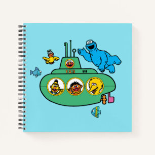 Cookie Monster and Sesame Pals Submarine Notebook