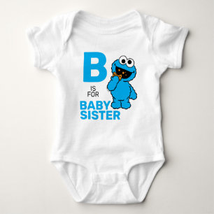 Cookie Monster B is for Baby Sister Baby Bodysuit