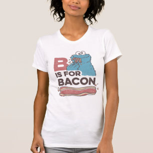 Cookie Monster   B is for Bacon T-Shirt