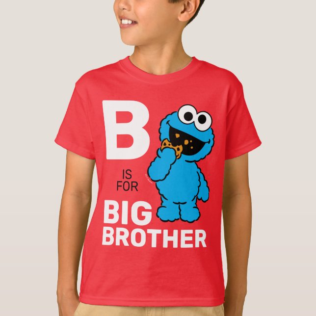 Cookie Monster | B is for Big Brother T-Shirt (Front)