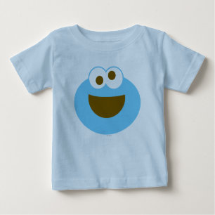 Cookie Monster Baby Big Face Baby T-Shirt