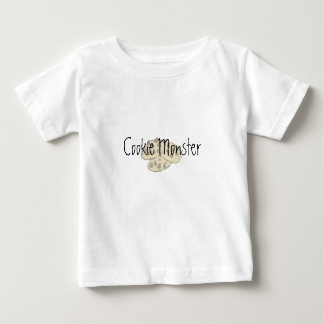 Cookie Monster Baby T-Shirt (Front)