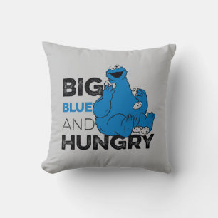 Cookie Monster   Big Blue & Hungry Cushion
