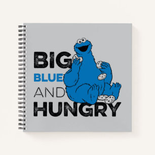 Cookie Monster Big Blue & Hungry Notebook