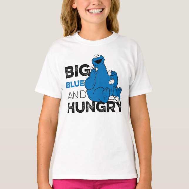 Cookie Monster | Big Blue & Hungry T-Shirt (Front)