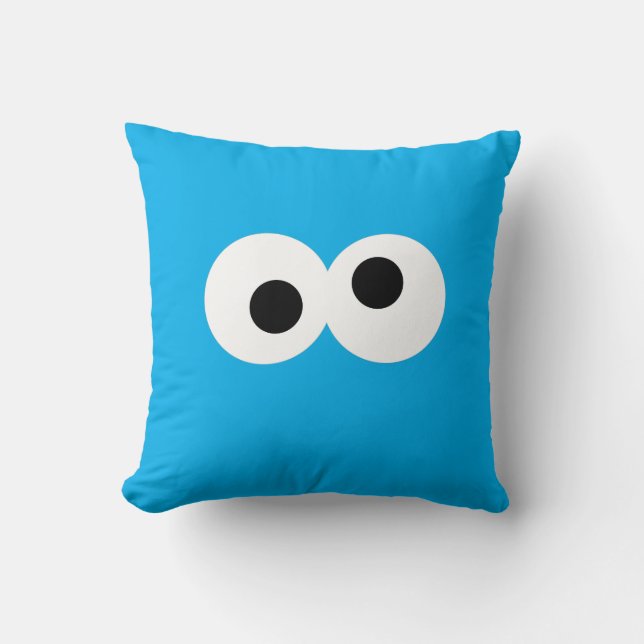 Cookie Monster Big Face Cushion (Front)