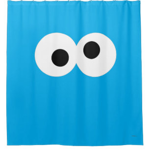 Cookie Monster Big Face Shower Curtain