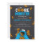 Cookie Monster Birthday Chalkboard Invitation
