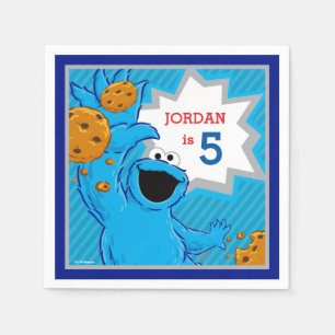 Cookie Monster Birthday Napkin