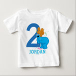 Cookie Monster Boy Birthday Baby T-Shirt<br><div class="desc">Customise this Sesame Street,  Cookie Monster Birthday shirt with your child's name and age. © 2017 Sesame Workshop. www.sesamestreet.org</div>