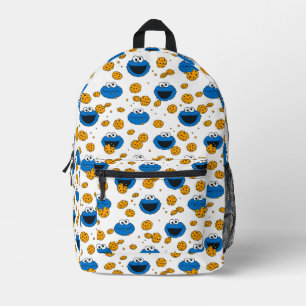 Cookie Monster C is for Cookie Pattern Printed Backpack